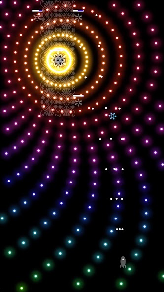 Rozgrywka w bullet hell 100